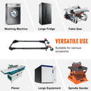 VEVOR mobilā pamatne, kravnesība 227 kg, regulējams izmērs 305 × 305 līdz 914 × 914 mm, universāla pārvietojama pamatne ar grozāmiem riteņiem, piemērota kokapstrādes iekārtām un elektroinstrumentiem - ZEMLETES.LV