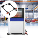 VEVOR mobilā pamatne, kravnesība 227 kg, regulējams izmērs 305 × 305 līdz 914 × 914 mm, universāla pārvietojama pamatne ar grozāmiem riteņiem, piemērota kokapstrādes iekārtām un elektroinstrumentiem - ZEMLETES.LV