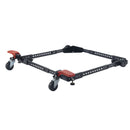 VEVOR mobilā pamatne, kravnesība 227 kg, regulējams izmērs 305 × 305 līdz 914 × 914 mm, universāla pārvietojama pamatne ar grozāmiem riteņiem, piemērota kokapstrādes iekārtām un elektroinstrumentiem - ZEMLETES.LV