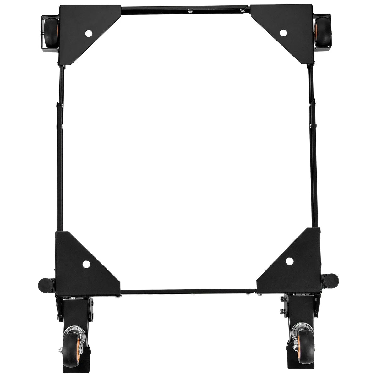 VEVOR mobilā pamatne, kravnesība 295 kg, regulējams izmērs 305 × 305 līdz 914 × 914 mm, universāla pārvietojama pamatne ar grozāmiem riteņiem, piemērota kokapstrādes iekārtām un elektroinstrumentiem - ZEMLETES.LV