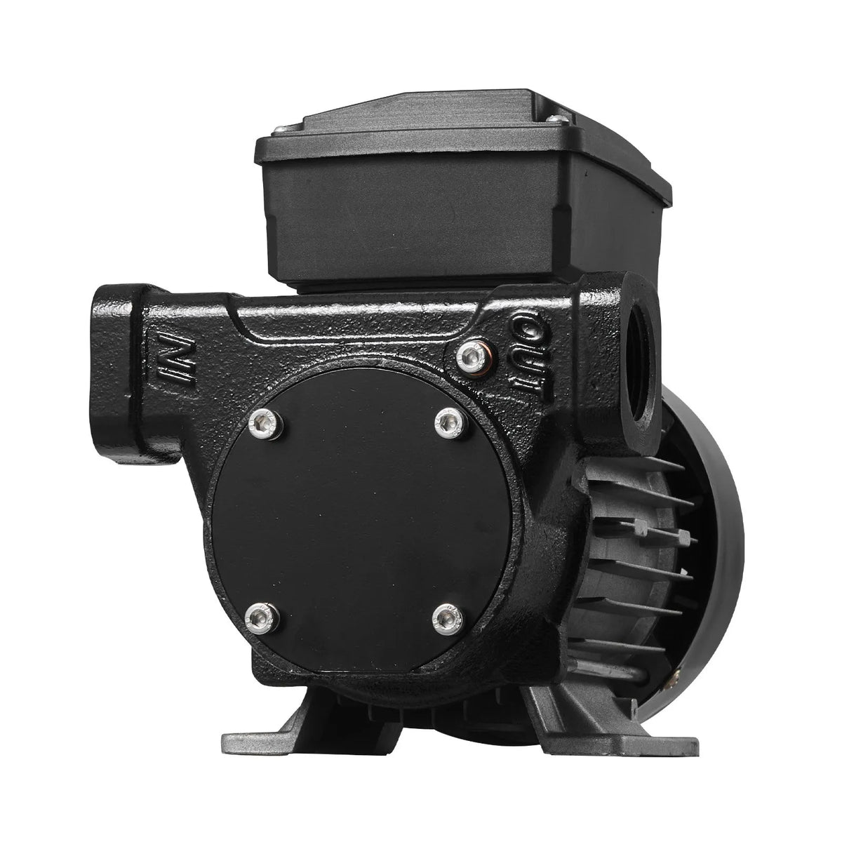 VEVOR degvielas pārsūknēšanas sūknis 230 V, 60 L/min, AC elektriskais eļļas sūknis dīzeļdegvielai, petrolejai un biodīzeļdegvielai, ar automātisku degvielas pistoli un 2 šļūtenēm, maks. pacelšana 13,7 m, piemērots transportlīdzekļiem un būvlaukumiem - ZEMLETES.LV