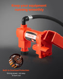 VEVOR degvielas pārsūknēšanas sūknis 230 V 57 l/min ar automātisku degvielas pistoli un izplūdes šļūteni benzīnam, dīzeļdegvielai, petrolejai, biodīzeļdegvielai un etanola maisījumiem