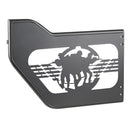 VEVOR cauruļveida pusdurvis Jeep Wrangler JL un Gladiator JT, 4 durvju modelim, Soldier stila bezceļu priekšējās un aizmugurējās durvis ar DOT sertificētiem sānskata spoguļiem un gumijas aizsargiem,2018–2026 Jeep Wrangler JL un 2020–2026 Jeep Gladiator JT