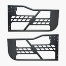 VEVOR cauruļveida durvis Jeep Wrangler JK, 2 durvju modelim, medību stila tērauda durvis ar pastiprinātām eņģēm un oriģinālā tipa slēdzeni, ar gumijas aizsargiem, piemērotas 2007–2018 Jeep Wrangler JK