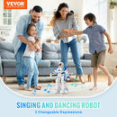 VEVOR tālvadības robots bērniem ar žestu vadību un programmēšanas funkciju, interaktīvs robots ar staigāšanas, dziedāšanas un dejošanas funkcijām, piemērots bērniem no 3 līdz 12 gadiem, dāvana zēniem un meitenēm