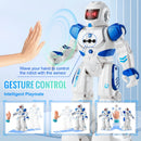 VEVOR tālvadības robots bērniem ar žestu vadību un programmēšanas funkciju, interaktīvs robots ar staigāšanas, dziedāšanas un dejošanas funkcijām, piemērots bērniem no 3 līdz 12 gadiem, dāvana zēniem un meitenēm