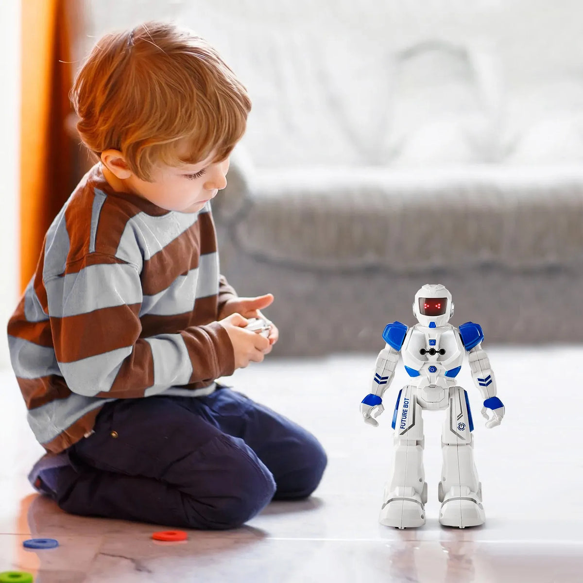 VEVOR RC-robot lastele 3–12 a žestijuhtimise ja programmeerimisega, kõnnib, laulab ja tantsib