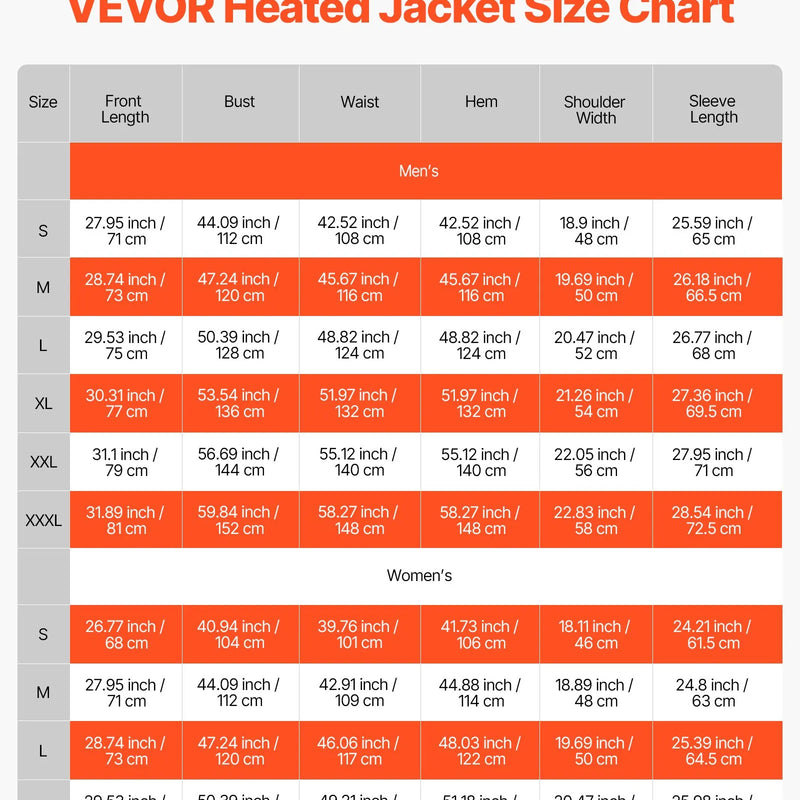 VEVOR sieviešu apsildāma softshell jaka ar 7,4 V akumulatoru, 5 sildīšanas zonām un 3 temperatūras režīmiem