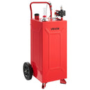 VEVOR FF-930EQ degvielas ratiņi, 113,6 l, 12 V elektriskais sūknis, līdz 32 l/min, oglekļa tērauds, 3 m šļūtene, 2 riteņi, benzīnam un dīzeļdegvielai