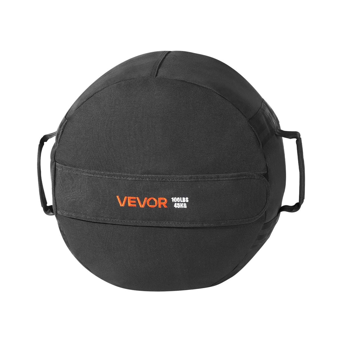 VEVOR treniņu smilšu maiss ar rokturiem, 45 kg, fitnesa un spēka treniņiem, melns (bez pildījuma) - ZEMLETES.LV