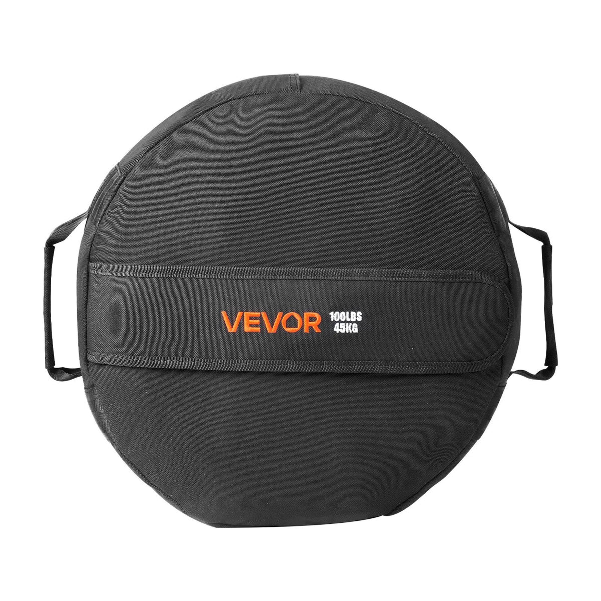 VEVOR treniņu smilšu maiss ar rokturiem, 45 kg, fitnesa un spēka treniņiem, melns (bez pildījuma) - ZEMLETES.LV