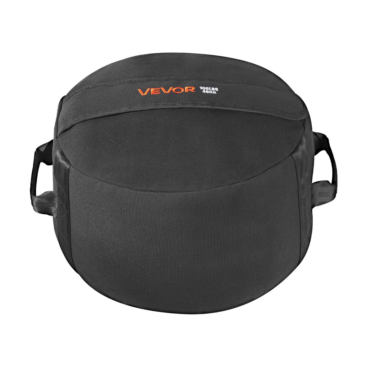VEVOR treniņu smilšu maiss ar rokturiem, 45 kg, fitnesa un spēka treniņiem, melns (bez pildījuma) - ZEMLETES.LV