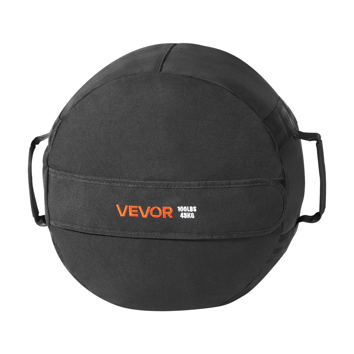 VEVOR treniņu smilšu maiss ar rokturiem, 45 kg, fitnesa un spēka treniņiem, melns (bez pildījuma) - ZEMLETES.LV