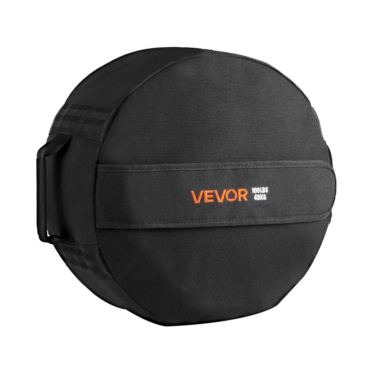 VEVOR treniņu smilšu maiss ar rokturiem, 45 kg, fitnesa un spēka treniņiem, melns (bez pildījuma) - ZEMLETES.LV