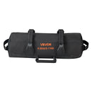 VEVOR regulējams treniņu smilšu maiss ar rokturiem, 2–11 kg, fitnesa un spēka treniņiem, melns (bez pildījuma) - ZEMLETES.LV