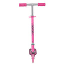 VEVOR divriteņu skrejritenis bērniem no 3 gadu vecuma ar LED gaismas riteņiem, regulējamu stūres augstumu, platu pretslīdes platformu, salokāmu un vieglu rāmi, kravnesība līdz 49,9 kg, rozā