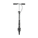 VEVOR divriteņu skrejritenis bērniem no 8 gadu vecuma, pusaudžiem un pieaugušajiem ar regulējamu stūres augstumu, platu pretslīdes platformu, salokāms un viegls, kravnesība līdz 99,8 kg, melns/sudraba