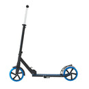 VEVOR divriteņu skrejritenis bērniem no 8 gadu vecuma, pusaudžiem un pieaugušajiem ar regulējamu stūres augstumu, platu pretslīdes platformu, salokāmu un vieglu rāmi, kravnesība līdz 99,8 kg, zils