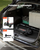 VEVOR trīsriteņu skrejritenis bērniem no 3 gadu vecuma ar LED gaismas riteņiem, regulējamu stūres augstumu, platu pretslīdes platformu un vieglu alumīnija rāmi, kravnesība līdz 74,8 kg, melns