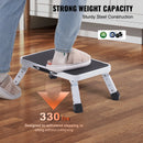 VEVOR Saliekams pakāpiens 1 pakāpiens līdz 150 kg, tērauda kāpslis ar 3 regulējamiem augstumiem, neslīdošs, pieaugušajiem, bērniem, birojam, vannasistabai un guļamistabai - ZEMLETES.LV