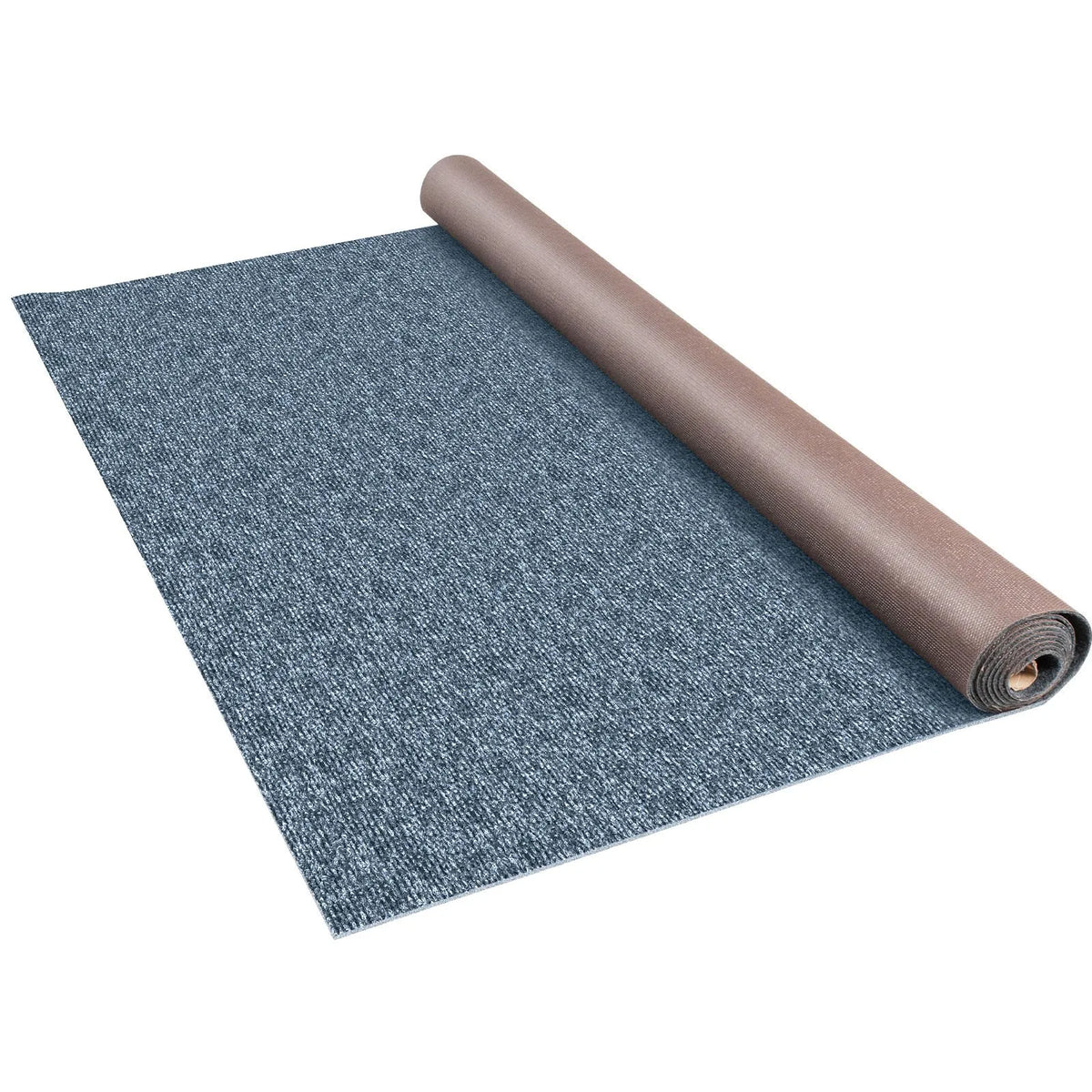 VEVOR jūras paklājs 182,9 × 396,2 cm, laivu un āra paklājs, neslīdošs TPR ūdensizturīgs grīdas segums terasei, klājam, iekšējām un āra zonām, viegli tīrāms, apgriežams paklāja rullis, pelēks