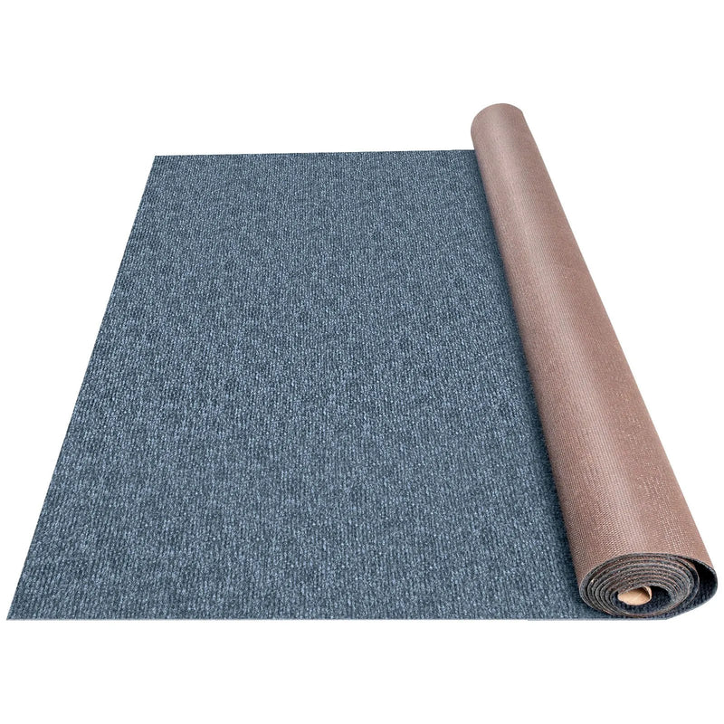 VEVOR jūras paklājs 182,9 × 396,2 cm, laivu un āra paklājs, neslīdošs TPR ūdensizturīgs grīdas segums terasei, klājam, iekšējām un āra zonām, viegli tīrāms, apgriežams paklāja rullis, pelēks