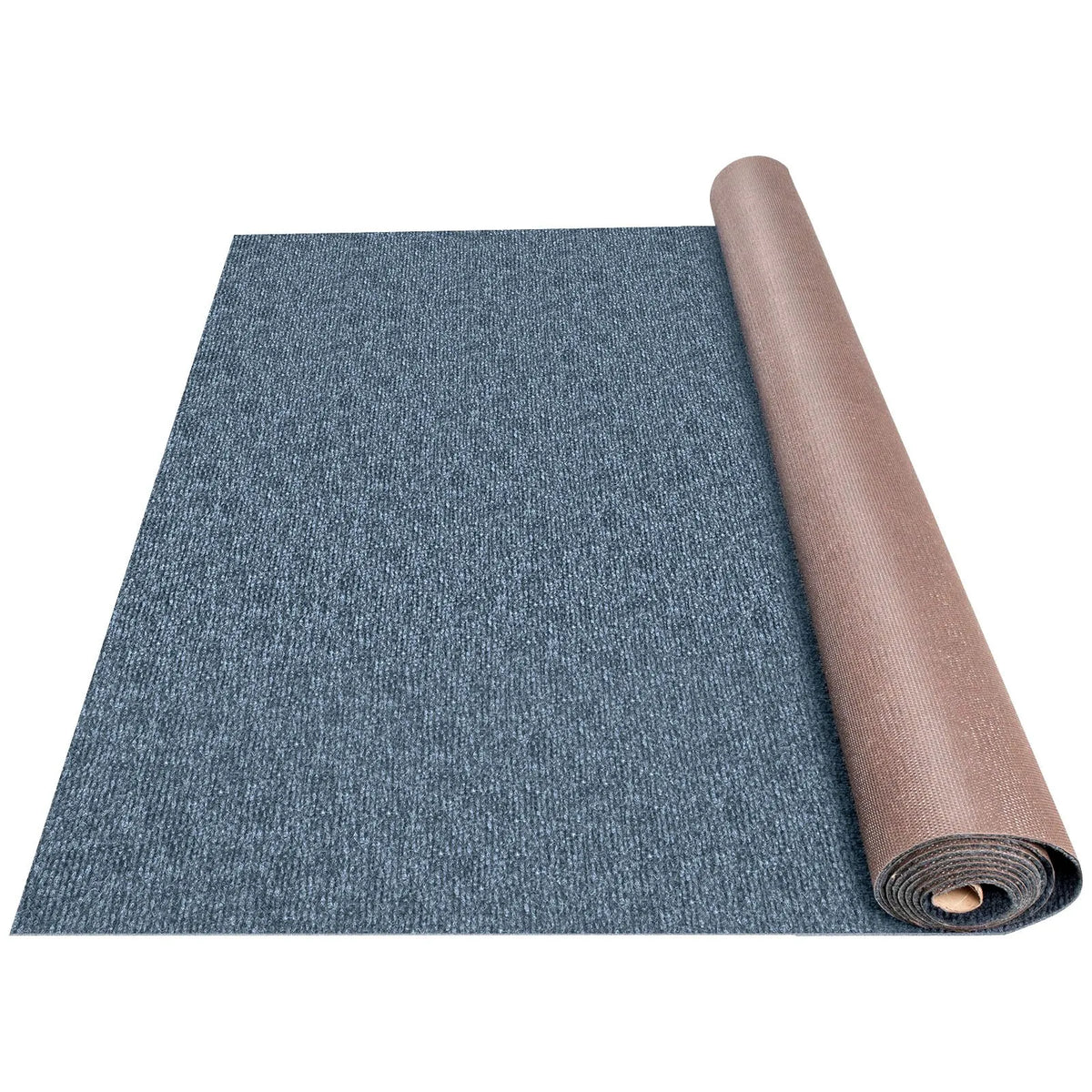 VEVOR jūras paklājs 182,9 × 396,2 cm, laivu un āra paklājs, neslīdošs TPR ūdensizturīgs grīdas segums terasei, klājam, iekšējām un āra zonām, viegli tīrāms, apgriežams paklāja rullis, pelēks