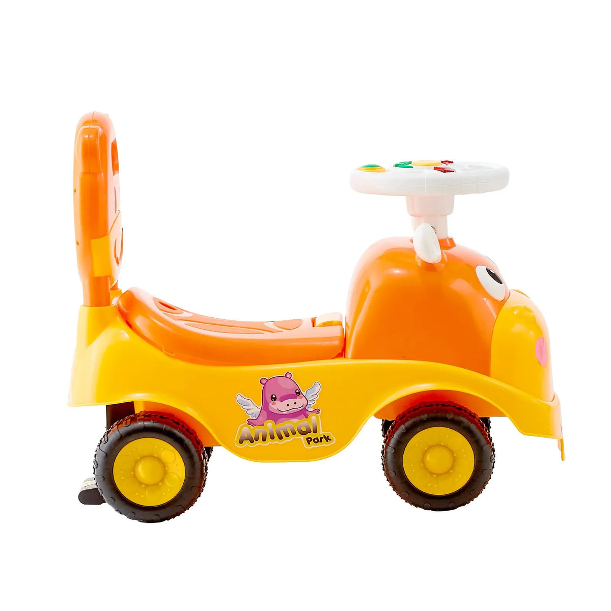 VEVOR pealeistutav auto lastele 19–36 kuud heli, muusika ja hoiuruumiga, kuni 22 kg