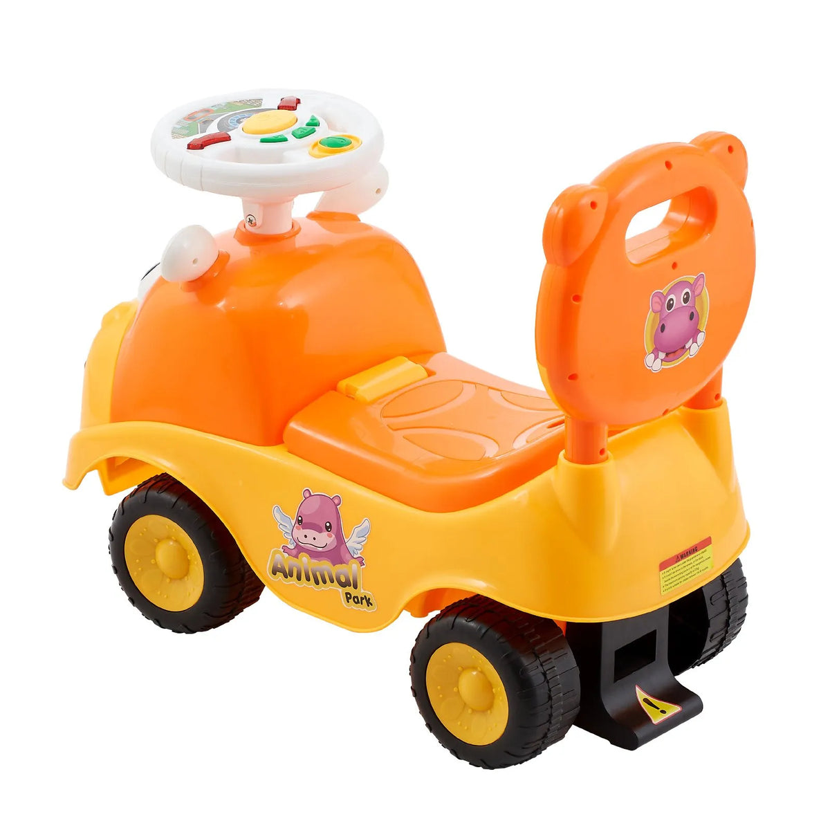 VEVOR pealeistutav auto lastele 19–36 kuud heli, muusika ja hoiuruumiga, kuni 22 kg