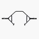 VEVOR trapeces stienis (hex bar), atvērta rāmja konstrukcija, 360 kg slodze, 50 mm diametrs, ar rievotiem rokturiem, piemērots pietupieniem, vilkmei un plecu spiedienam - ZEMLETES.LV
