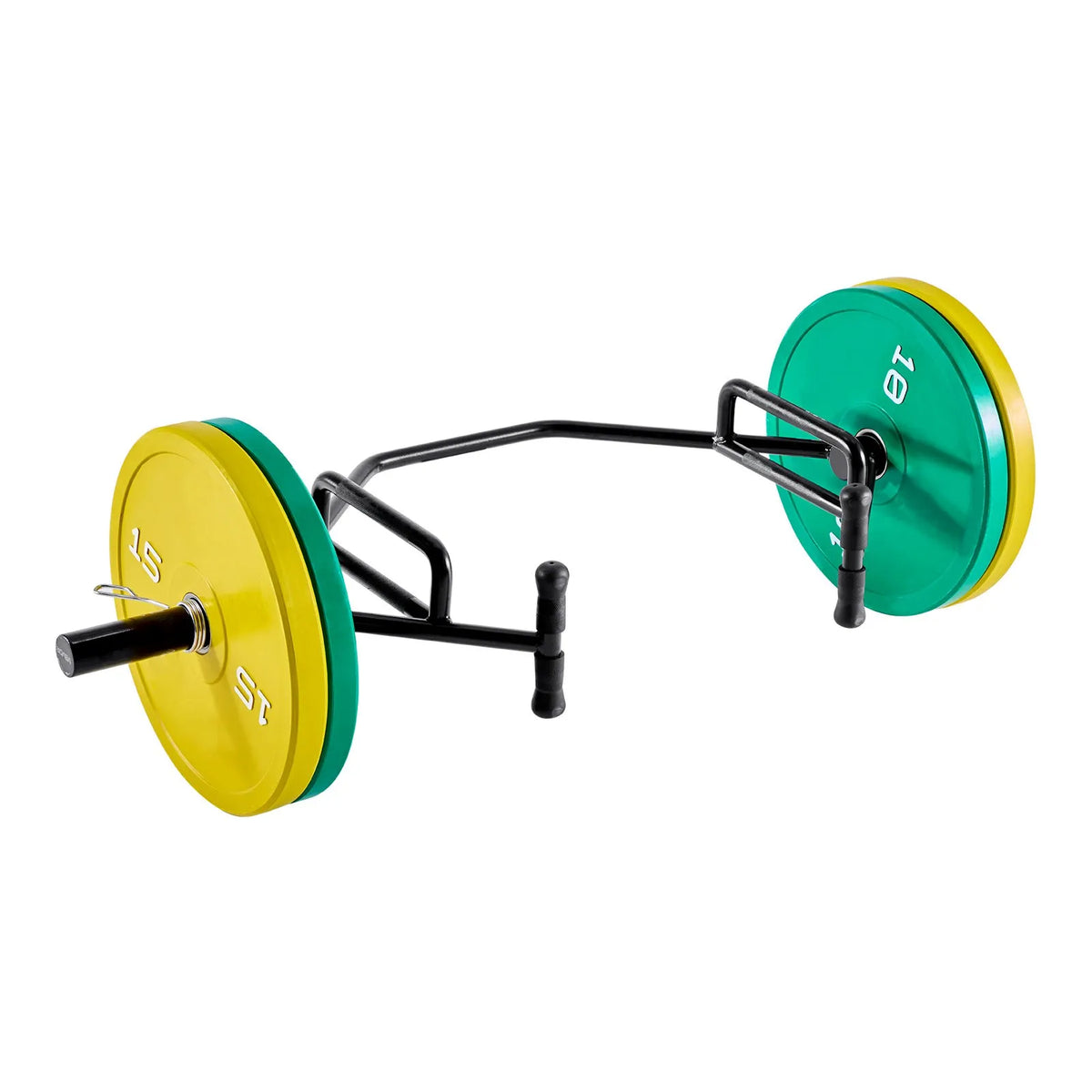 VEVOR trapeces stienis (hex bar), atvērta rāmja konstrukcija, 360 kg slodze, 50 mm diametrs, ar rievotiem rokturiem, piemērots pietupieniem, vilkmei un plecu spiedienam - ZEMLETES.LV