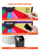 VEVOR 610 mm laimes rats ar statīvu, 14 nodalījumi, regulējams augstums, ar dzēšamu virsmu un 2 marķieriem, 6 krāsas, viegla montāža, ballītēm, bāriem, izstādēm un karnevāliem