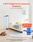 VEVOR Burbuļu caurules lampa 16 krāsas 80 cm sensorā akvārija lampa nomierināšanai - ZEMLETES.LV