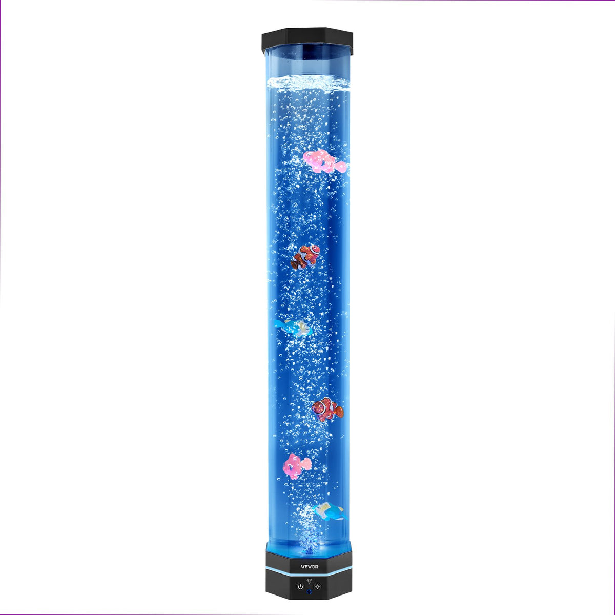 VEVOR Burbuļu caurules lampa 16 krāsas 80 cm sensorā akvārija lampa nomierināšanai - ZEMLETES.LV