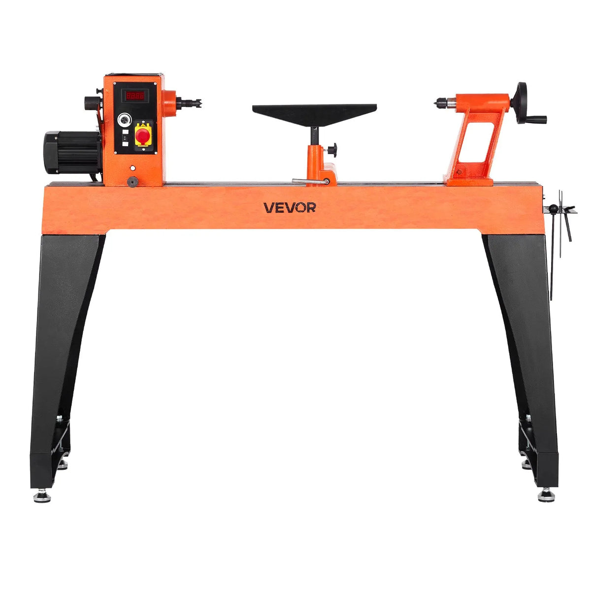 VEVOR puidutreipink 1500 W (2 hj), 0–3200 p/min, 457 × 1020 mm, harjadeta mootor, malmkorpus