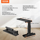 VEVOR kāpņu līmeņotājs ar regulējamu augstumu 29–46 cm un balsta virsmu 59 × 15 cm, tērauda konstrukcija, salokāms stabilizators kāpnēm uz nelīdzenas virsmas, piemērots pagarināmajām kāpnēm - ZEMLETES.LV