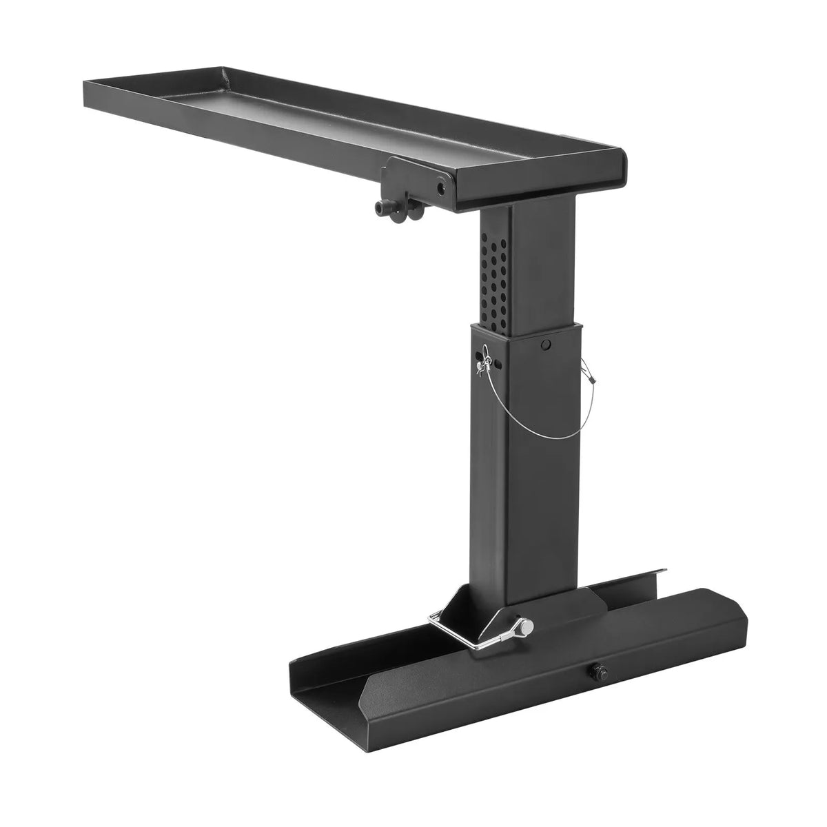 VEVOR kāpņu līmeņotājs ar regulējamu augstumu 29–46 cm un balsta virsmu 76 × 29 cm, tērauda konstrukcija, salokāms stabilizators kāpnēm uz nelīdzenas virsmas, piemērots pagarināmajām kāpnēm - ZEMLETES.LV