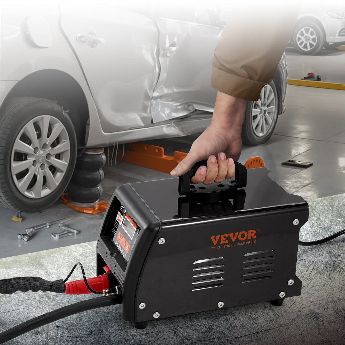 VEVOR 98ES 3 kW punktmetinātājs iespiedumu remontam ar 9 metināšanas režīmiem