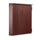 VEVOR Šautriņu dēlis ar skapi, Gatavs spēlei oficiāla izmēra šautriņu dēļa skapis, Tērauda uzgaļa šautriņu slēpjams skapis ar LED apgaismojumu, Viegla montāža, Pilns piederumu komplekts, Piemērots kriketa spēlei