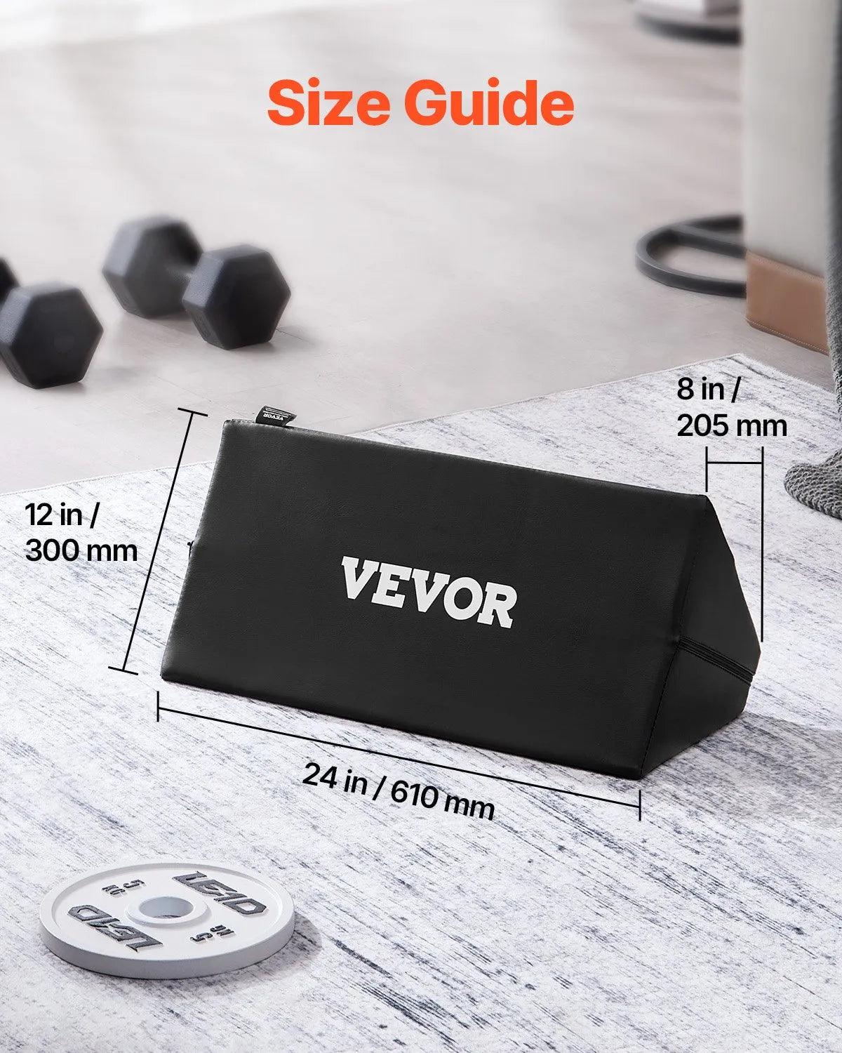VEVOR bicepsu treniņu spilvens, portatīvs preacher tipa spilvens, kompakts bicepsu vingrinājumu atbalsts no augsta blīvuma EVA putām, piemērots stieņa un hanteles vingrinājumiem, mājas sporta zālei - ZEMLETES.LV