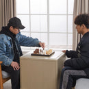 VEVOR magnētiskais koka šaha komplekts, 305 mm šaha spēļu komplekts ar 2 papildu dāmām, iesācēju komplekts, salokāms šaha galds ar figūrām, uzglabāšanas nodalījumiem un kasti, pārnēsājams ceļojumu komplekts pieaugušajiem un bērniem