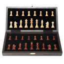 VEVOR magnētiskais koka šaha komplekts, 305 mm šaha spēļu komplekts ar 2 papildu dāmām, iesācēju komplekts, salokāms šaha galds ar figūrām, uzglabāšanas nodalījumiem un kasti, pārnēsājams ceļojumu komplekts pieaugušajiem un bērniem