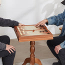 VEVOR 3 vienā šaha, dambretes un bekgemona galda komplekts, 457 mm premium koka šaha galds, luksusa kombinētais spēļu galda mēbeļu komplekts, galda spēļu dāvana ģimenei - ZEMLETES.LV