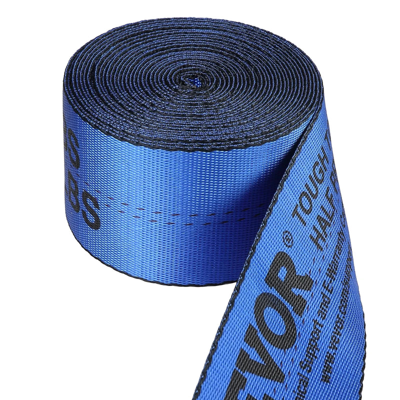 VEVOR vinčas siksnas, 10,2 cm × 9,1 m, kravnesība 2722 kg, pārrāvuma izturība 8165 kg, kravas stiprināšanas siksnas ar plakano āķi, piekabēm, platformām, lauksaimniecībai, glābšanas darbiem un koku aizsardzībai, zilas, 10 gab.