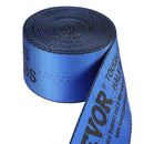VEVOR vinčas siksnas, 10,2 cm × 9,1 m, kravnesība 2722 kg, pārrāvuma izturība 8165 kg, kravas stiprināšanas siksnas ar plakano āķi, piekabēm, platformām, lauksaimniecībai, glābšanas darbiem un koku aizsardzībai, zilas, 10 gab.