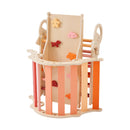 VEVOR 9-in-1 Pikler trijstūra Montessori kāpšanas komplekts bērniem, salokāms, ar rampu, loku, spilvenu un 2 koka automašīnām, slodze līdz 68 kg, oranžs