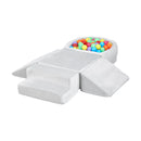 VEVOR Bērnu kāpšanas rotaļu komplekts, 5 daļas, putu kāpšanas bloki bērniem no 6 mēnešiem līdz 3 gadiem ar bumbu baseinu (bumbas nav iekļautas), iekštelpu rāpošanas un kāpšanas aktivitāšu komplekts