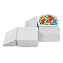 VEVOR Bērnu kāpšanas rotaļu komplekts, 5 daļas, putu kāpšanas bloki bērniem no 6 mēnešiem līdz 3 gadiem ar bumbu baseinu (bumbas nav iekļautas), iekštelpu rāpošanas un kāpšanas aktivitāšu komplekts