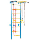 VEVOR iekštelpu “jungle gym” mazuļiem, 5-in-1 kāpšanas rotaļu komplekts ar oglekļa tērauda zviedru sienas kāpnēm, sienas kāpnēm, pievilkšanās stieni, virvju kāpnēm un vingrošanas riņķiem, kravnesība 220 lbs (99,79 kg), daudzkrāsu