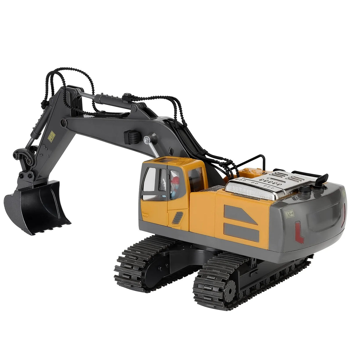 VEVOR RC-ekskavaator 1:20 11 kanali, valguse ja heliga, 2 akut